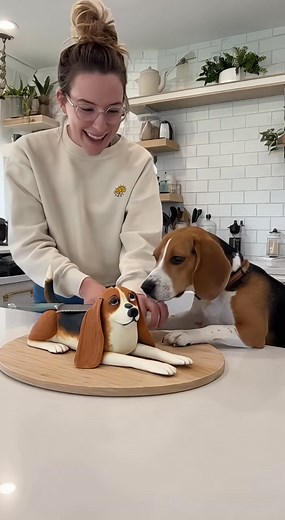 38K views · 132 reactions | “Sam_is scared only when he thinks his friend is being killed. #dog #dogsfunny #prank #cake #AI | SamxFrank | Facebook