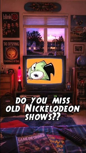 📺 𝑷𝑶𝑽 watching Invader Zim & chilling in bed / Nickelodeon in the #2000s / #invaderzim #gir #zim #tv