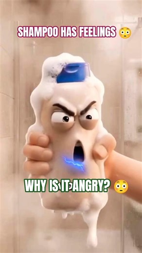 This Shampoo Bottle Has Feelings 😂 | Viral Funny Animation #shorts #memes #funny #viralvideo