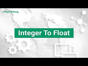 Integer To Float