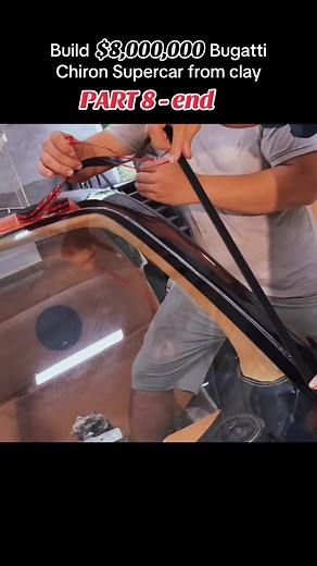 Building a Bugatti Chiron Supercar from Clay