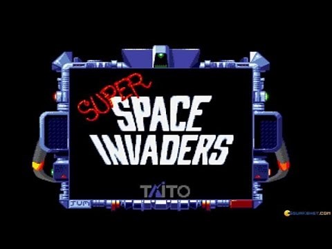 Super Space Invaders gameplay (PC Game, 1991)