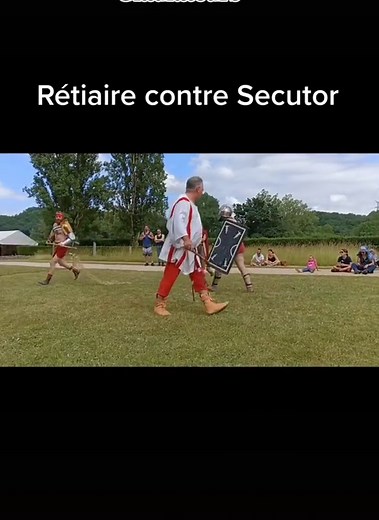 Secutor Vs Rétiaire. #gladiator #gladiateur #combat #figth #figther #archeology #secutor #cassecoubaratineurs #musee #reconstitution #history #historia