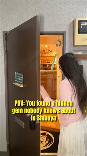 Hidden local sushi spot in Shibuya 🍣 #japantravel #japantrip #tokyotravel