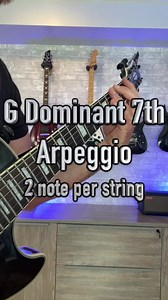 G Dominant 7th Arpeggio - 2 notes per string | Guitar Essentials