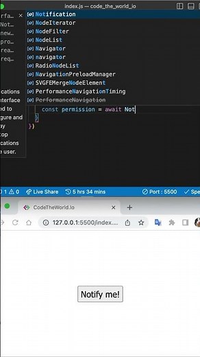 Notification API - How to show a notification with Javascript?