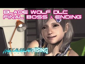 Metal Gear Rising: Revengeance - Blade Wolf DLC Walkthrough Boss Battle + ENDING [HD] - LQ-84i