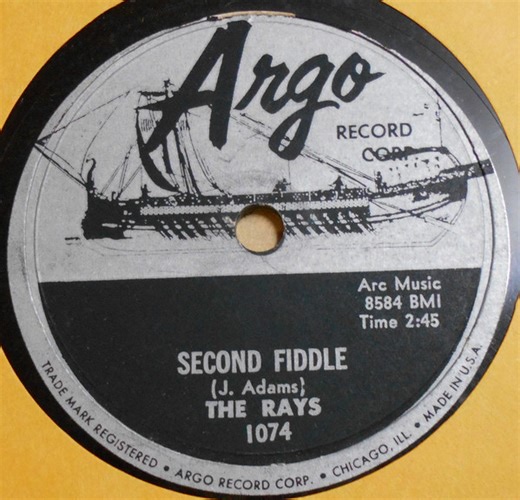 The Rays - Second Fiddle / How Long Must I Wait (For You)