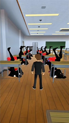 sakura school simulator 🤯😨#sakuraschoolsimulator #youtubeshorts #music #sss