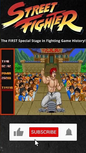 Street Fighter 1 – The First Special Stage in Fighting Game History! 🕹️🔥 #retrogaming #gamingshorts