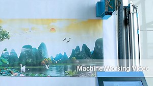Perfect Laser Dual-heads Double Speed Wall Painting Printer Machine with LCD Control