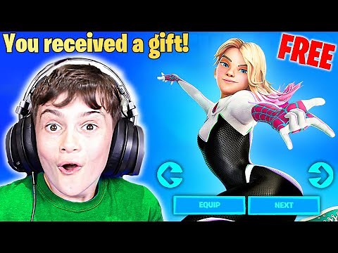 Gifting Little Bro SEASON 4 LEVEL 100 Battle Pass! (FREE)