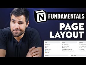 Notion Fundamentals: Page Layout