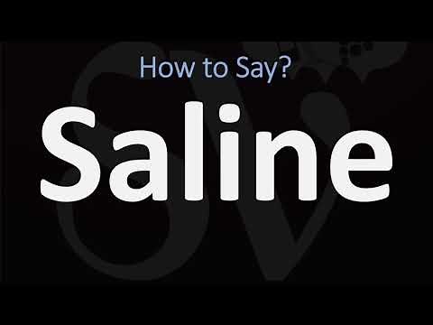 How to Pronounce Saline? (3 WAYS!) British Vs American English Pronunciation