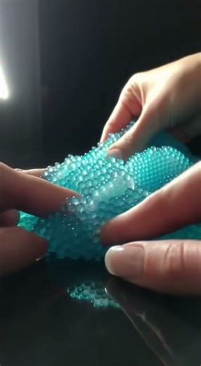 Teal Icee Slime Crushing 💙❄️