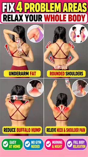 4 Simple Exercises to Fix Bad Posture | Rounded Shoulders & Forward Head Posture #homeworkout