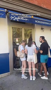 Morgenstern’s Ice Cream recently announced they were closing their iconic Houston St location, and people are rushing to go get some ice cream 😳🍦 🎥: TikTok: line.culture #newyorklocals | New York Locals