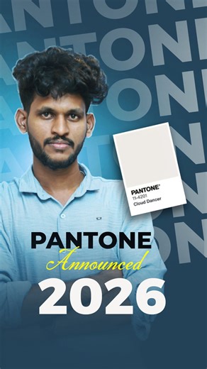 1.8K views | Pantone Just Revealed the Color Trend of 2026!  . Pantone officially announced the Color Trend for 2026, and this shade is going to dominate design, branding & visuals everywhere. [pantone 2026] , [color trend 2026] , [design trends 2026] , [branding color trends] , [graphic design trends] , [color psychology], [design inspiration] #ColorPsychology , #DesignReels , #GraphicDesignTamil , #ColorTrends | Valavan Academy | Facebook