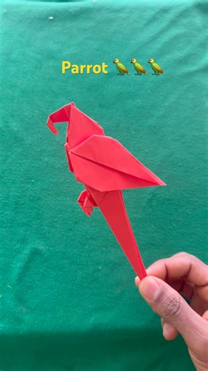 How to Make a Paper Parrot 🦜 | Easy & Beautiful Paper Craft