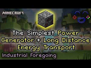 Minimal Power Generator - Industrial Foregoing MC 1.19.2