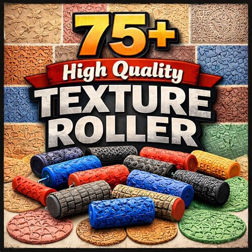 75  High Quality Texture Roller Bundle | Clay Texture Rollers | Polymer Clay Tools | Pottery & Ceramic Texture - Etsy