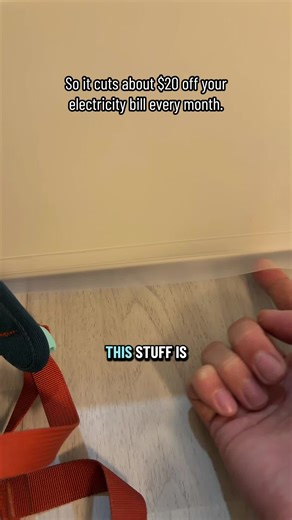 Stop Drafts, Slash Bills! This Weatherstrip Tape Saves You Money on Winter Heating #WinterEnergySaver#DraftStopperTape#SaveOnHeatingBills#HomeWeatherization#ColdWinterHacks