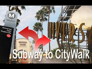 Secret Subway to Universal Studios Hollywood?!