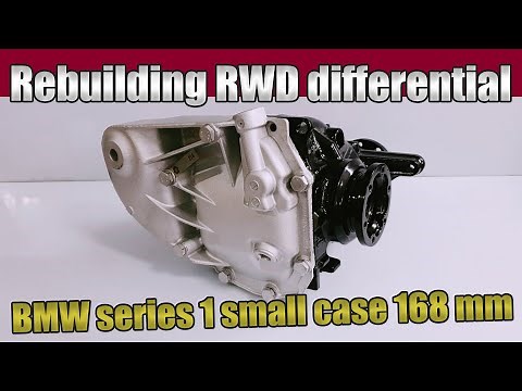 BMW noisy differential repair | bearings and seals replacement | E82 E90 116, 118, 120i, 316, 318