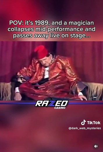 On April 15, 1984, beloved British comedian Tommy Cooper collapsed during a live television performance on the show Live from Her Majesty's. Known for his red fez, chaotic magic tricks, and booming laugh, Cooper was mid-act in front of a packed audience and millions of viewers at home when he suddenly fell backward against the curtain. At first, the audience believed it was part of his famously unpredictable routine and continued laughing, unaware that something was seriously wrong. Stagehands q