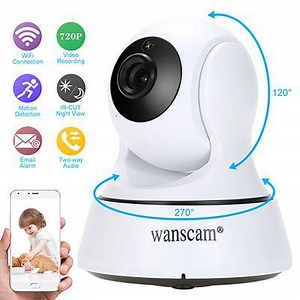 Wanscam HD 720P WiFi-Webcam mit App-Kontrolle, NightVision u.v.m. für 17,92€