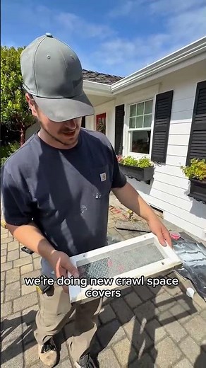 fresh crawl space covers 🔨Clean work, solid protection, #crawlspace