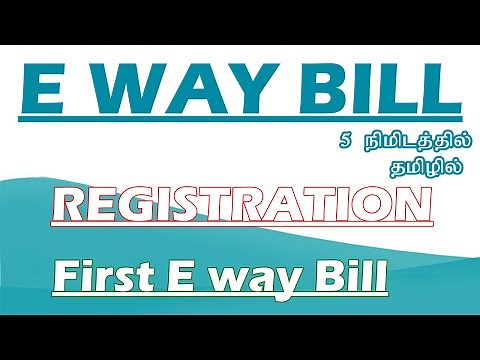 E WAY BILL REGISTRATION in 5 minutes | E-Way bill registration process live demo | E-way bill login
