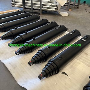 [Hot Item] 5-Stage Telescopic Hydraulic Cylinder Used for Dump Truck Trailer