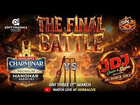 The Final Battle | Sindhi Premier League Korba 2026 | Manohar Agencies VS JDJ 11 | SPL Season 2 Live