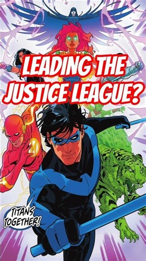 Should NIGHTWING be leading the JUSTICE LEAGUE by now??? 🪽👊