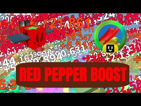 Bee Swarm Simulator - HUGE Red Pepper Patch Field Boost