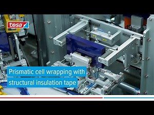 Advanced Prismatic Cell Lamination Using UV Adhesive Tape | tesa x Sejong Automation