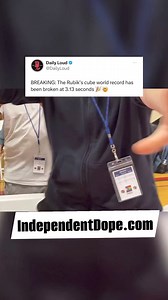 1.5M views · 10K reactions | Even I was excited watching this Rubix Cube competition    | Independent Dope | Facebook