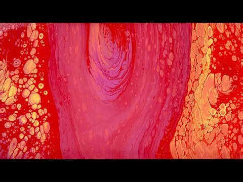 (576) FIYA! Multi Cup Straight Pour No Silicone - Acrylic Paint Pouring - Fluid Art