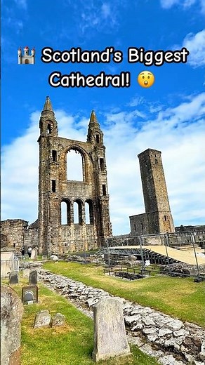 St Andrews Cathedral 🏴󠁧󠁢󠁳󠁣󠁴󠁿 Scotland’s Most Breathtaking Ruins! #Shorts
