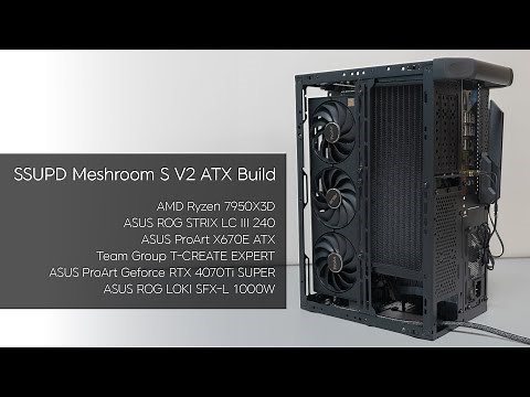 SSUPD Meshroom S V2 ATX motherboard Build