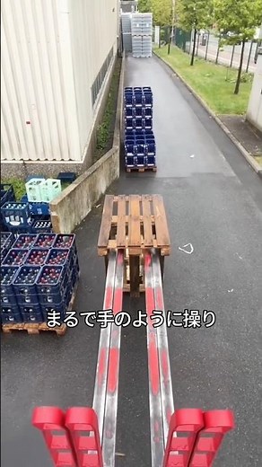 This forklift operation is on another level