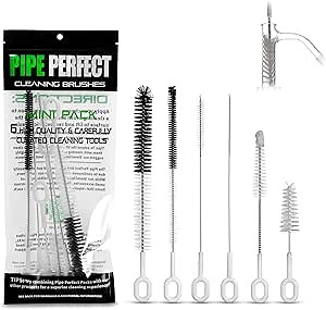 P.Perfect | Mini 6pcs Brush Pack | Non-Scratching | Pipe Cleaner for Small Pipe and Tube Cleaning Brush Kit, ASC132PN22