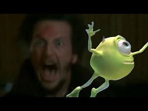 Marv from home alone steps on a nail but it's mike wazowski's scream