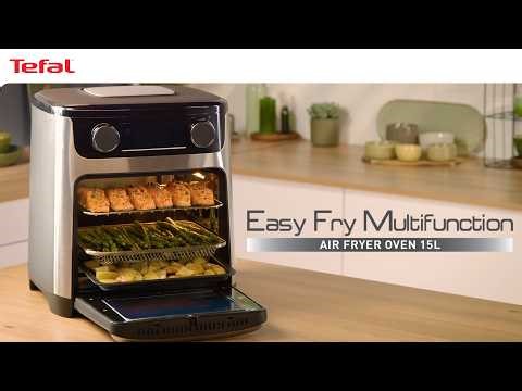 GET THE BEST OF BOTH WORLDS: Easy Fry Multifunction 15 L, Air fryer & Oven, Family Size, 9-in-1