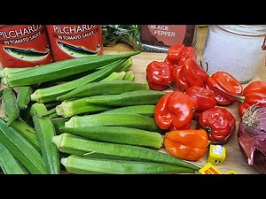 QUICK AND SIMPLE TIN FISH WITH OKRA | Pilchards Recipe
