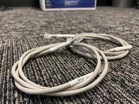 How To Make A RJ45 To RJ11 Cable. Ethernet To Phone Cable For Fax Machine Today I Learned With Billy