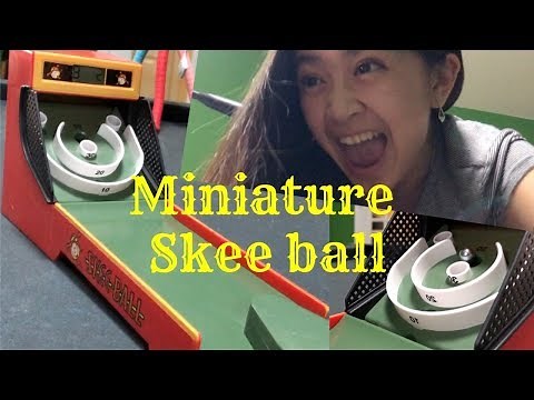 Miniature Skee Ball Mini Electronic Game by Basic Fun