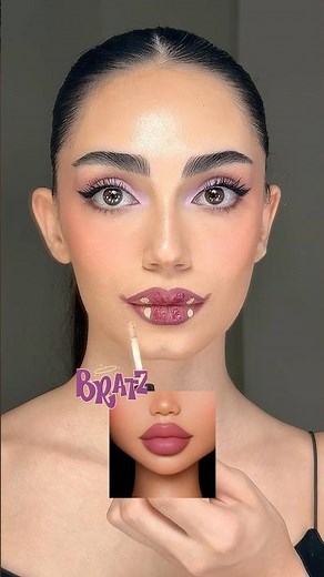 Bigger lips with NO filler! 💋✨This viral Bratz Lips trick makes your lips look fuller in seconds