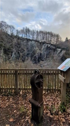 Look at this hidden waterfall at an old Slate Quarry in North Wales....So Peaceful!